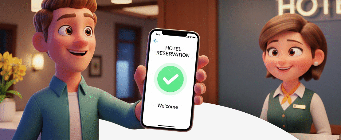 Simplify hotel reservation confirmation